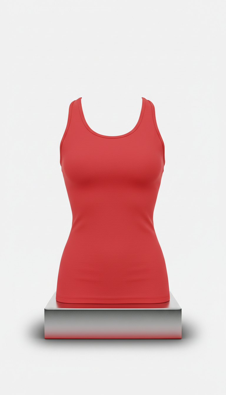 Débardeur compression rouge pulse femme
