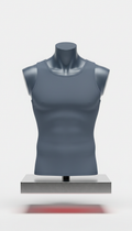 Débardeur compression bleu ardoise homme