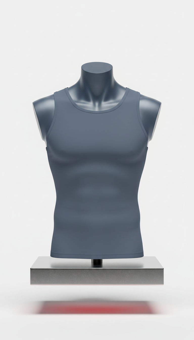 Débardeur compression bleu ardoise homme